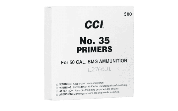 50 BMG Primers CCI Military #35 50 BMG Primers CCI Military #35